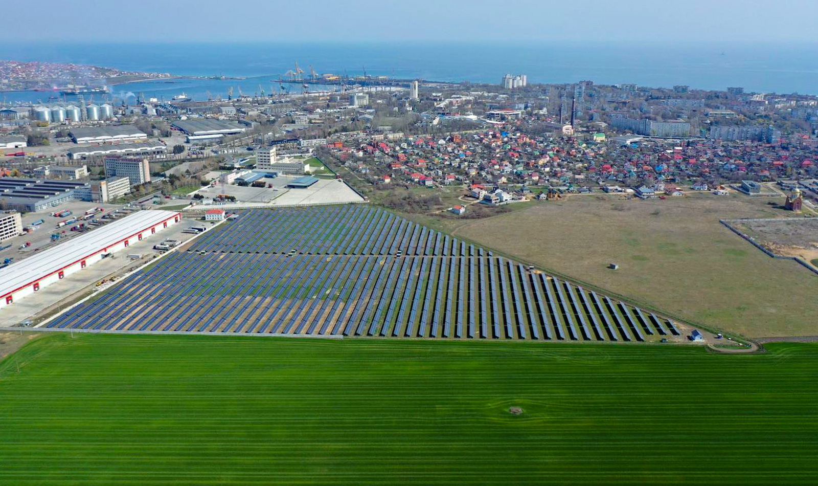 Photovoltaiv power plant SCADA. Station view.